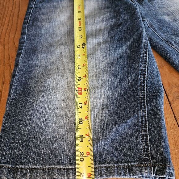 New Jeans by Buffalo Spencer Slim Mens Waist 32 Blue Jean Shorts Vintage Style - Picture 4 of 8